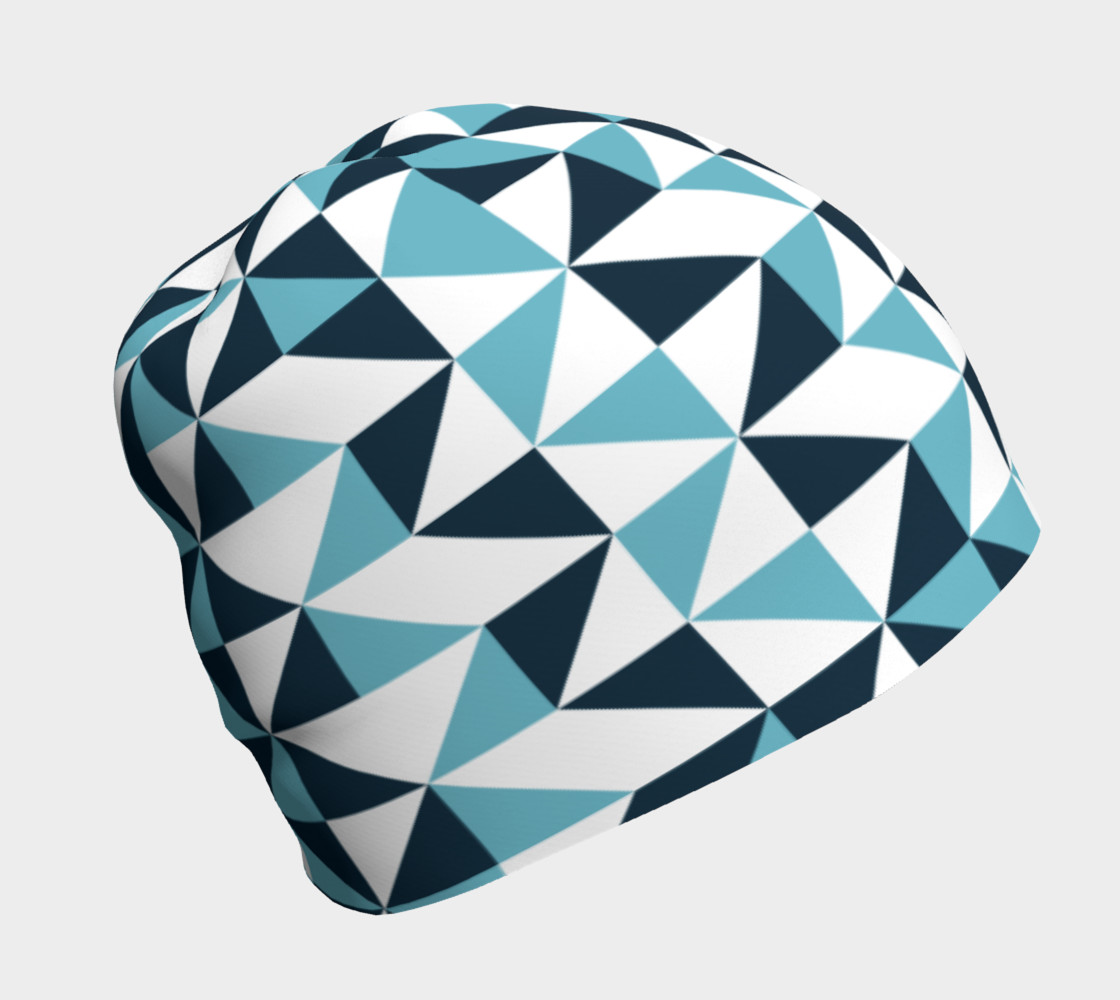 Blue Triangles Beanie preview #1