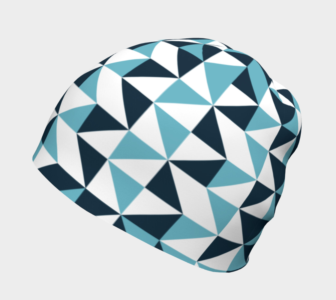 Blue Triangles Beanie preview #2