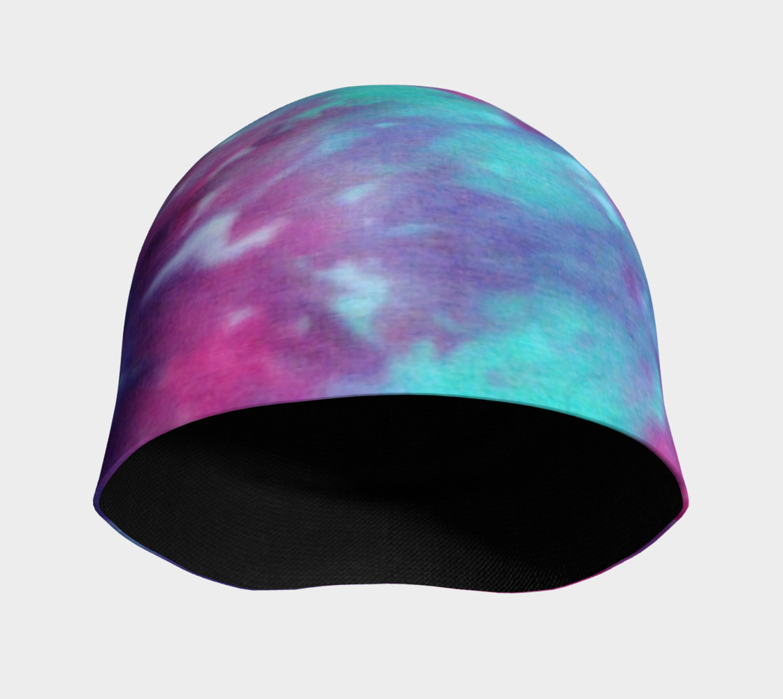 Blue Pink Spiral Beanie preview #3