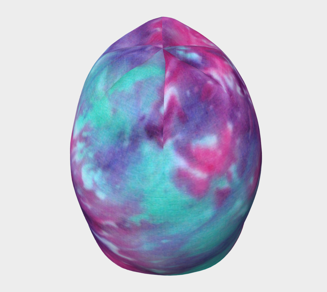 Blue Pink Spiral Beanie preview #5