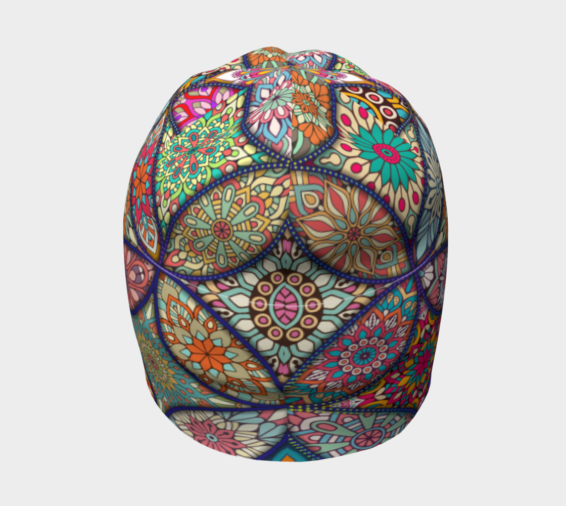 Vibrant Mandalas Beanie preview #4