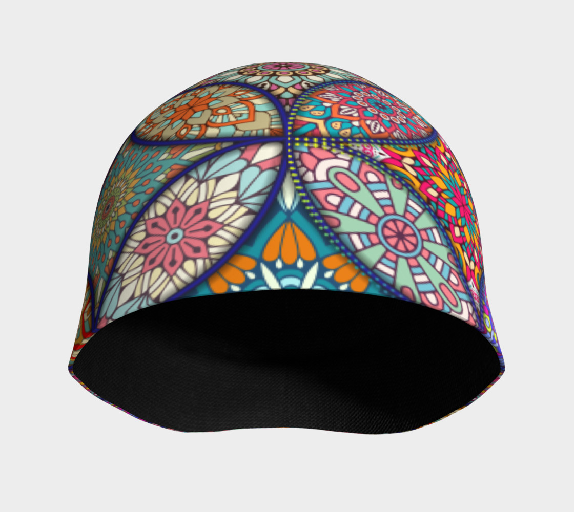 Vibrant Mandalas Beanie preview #3