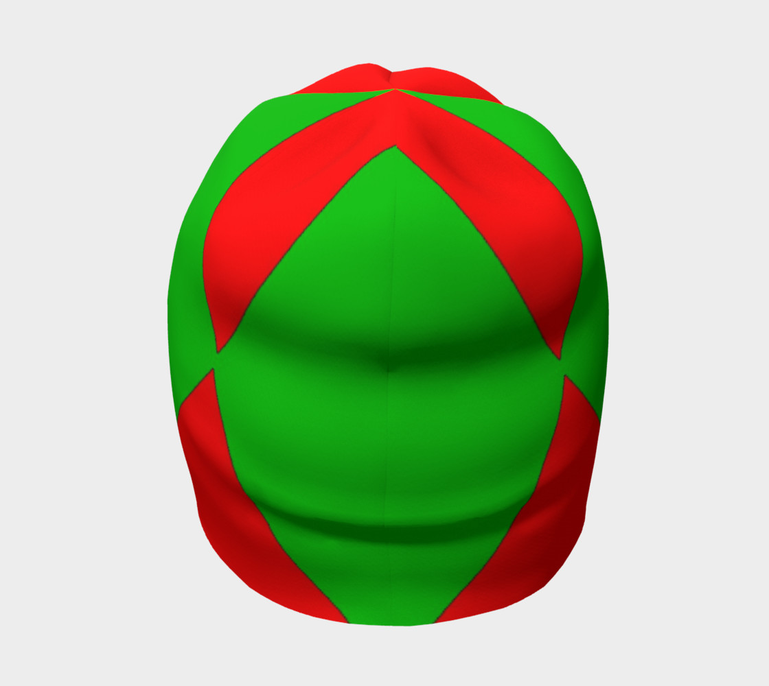 Christmas Harlequin Diamond Beanie preview #4
