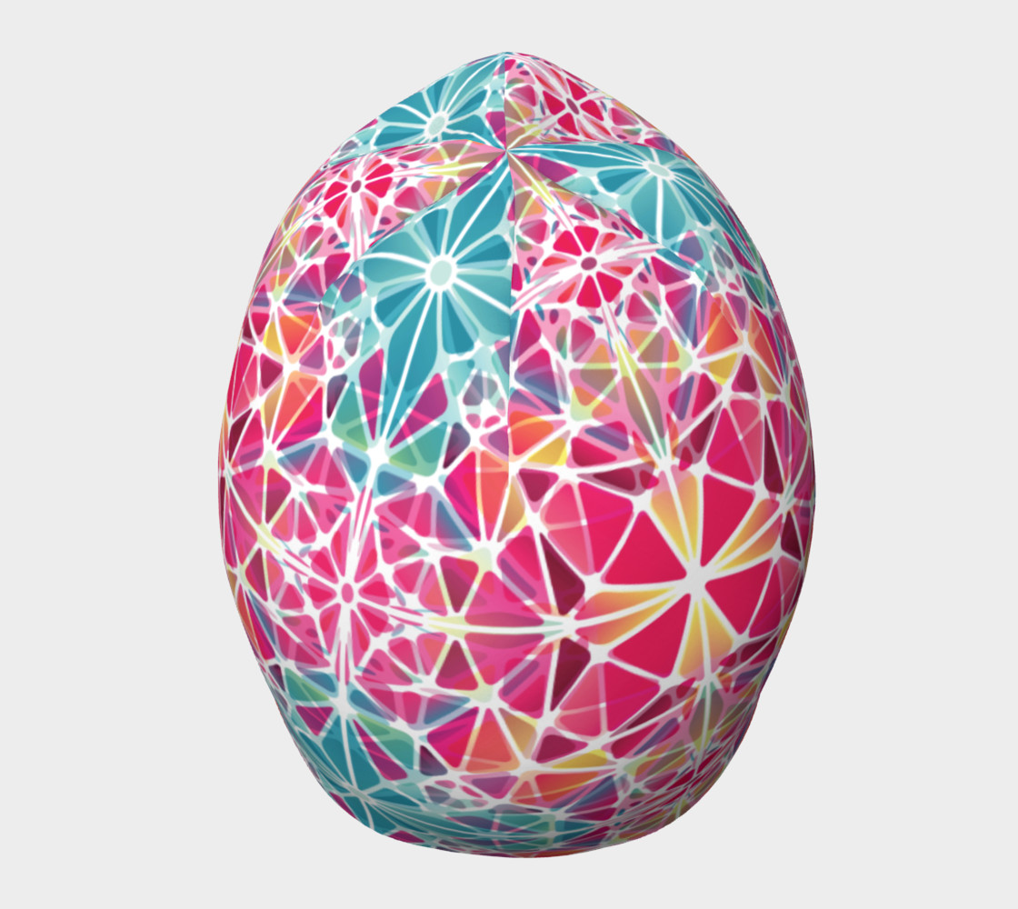 Pink and Blue Kaleidoscope Beanie preview #5
