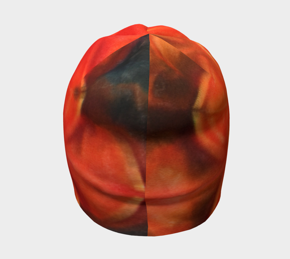 Orange Lotus Beanie preview #4
