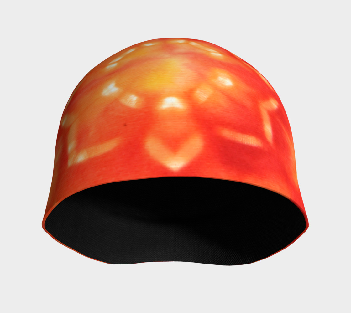 Orange Lotus Beanie preview #3