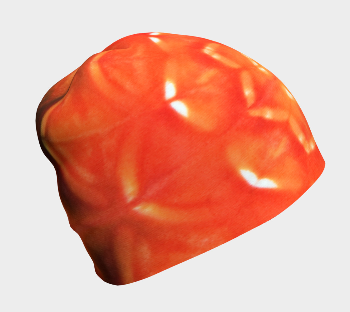 Orange Lotus Beanie preview #1