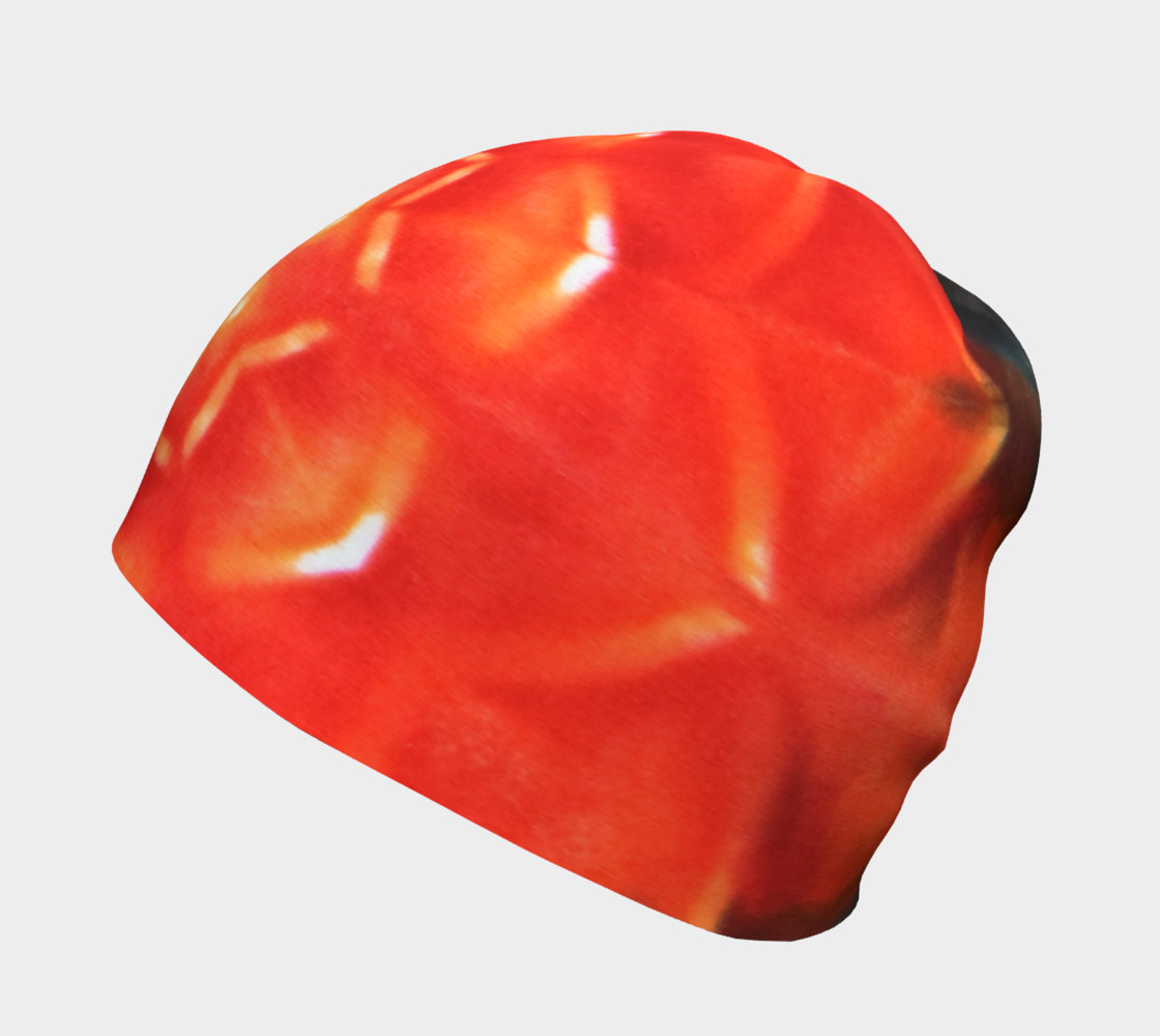 Orange Lotus Beanie preview #2
