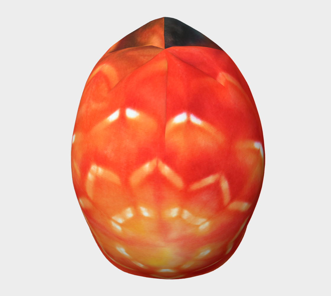 Orange Lotus Beanie preview #5
