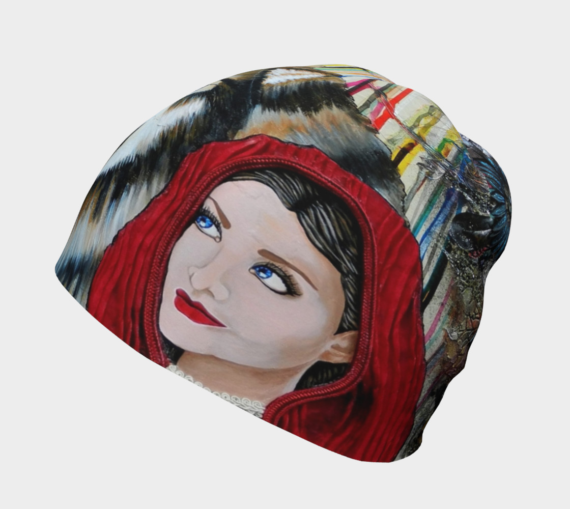 Red and the Big Mad Wolf Beanie preview #2