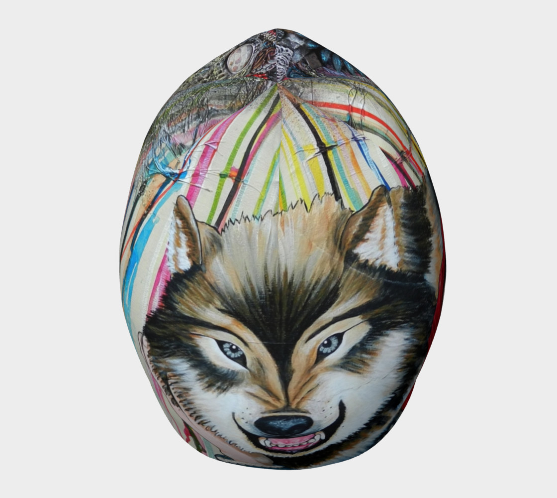 Red and the Big Mad Wolf Beanie preview #5
