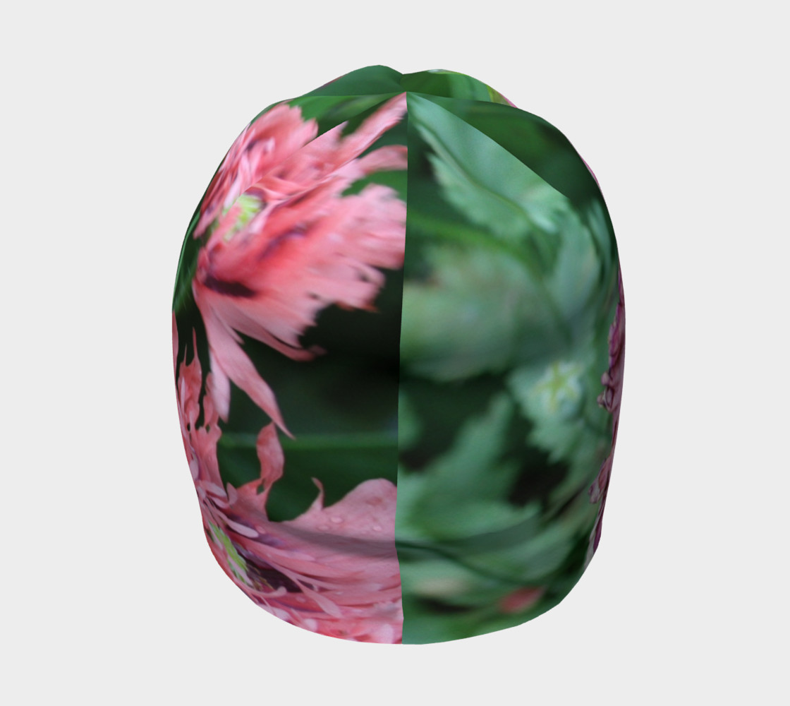 winter rainbow daylily and poppies hat preview #4