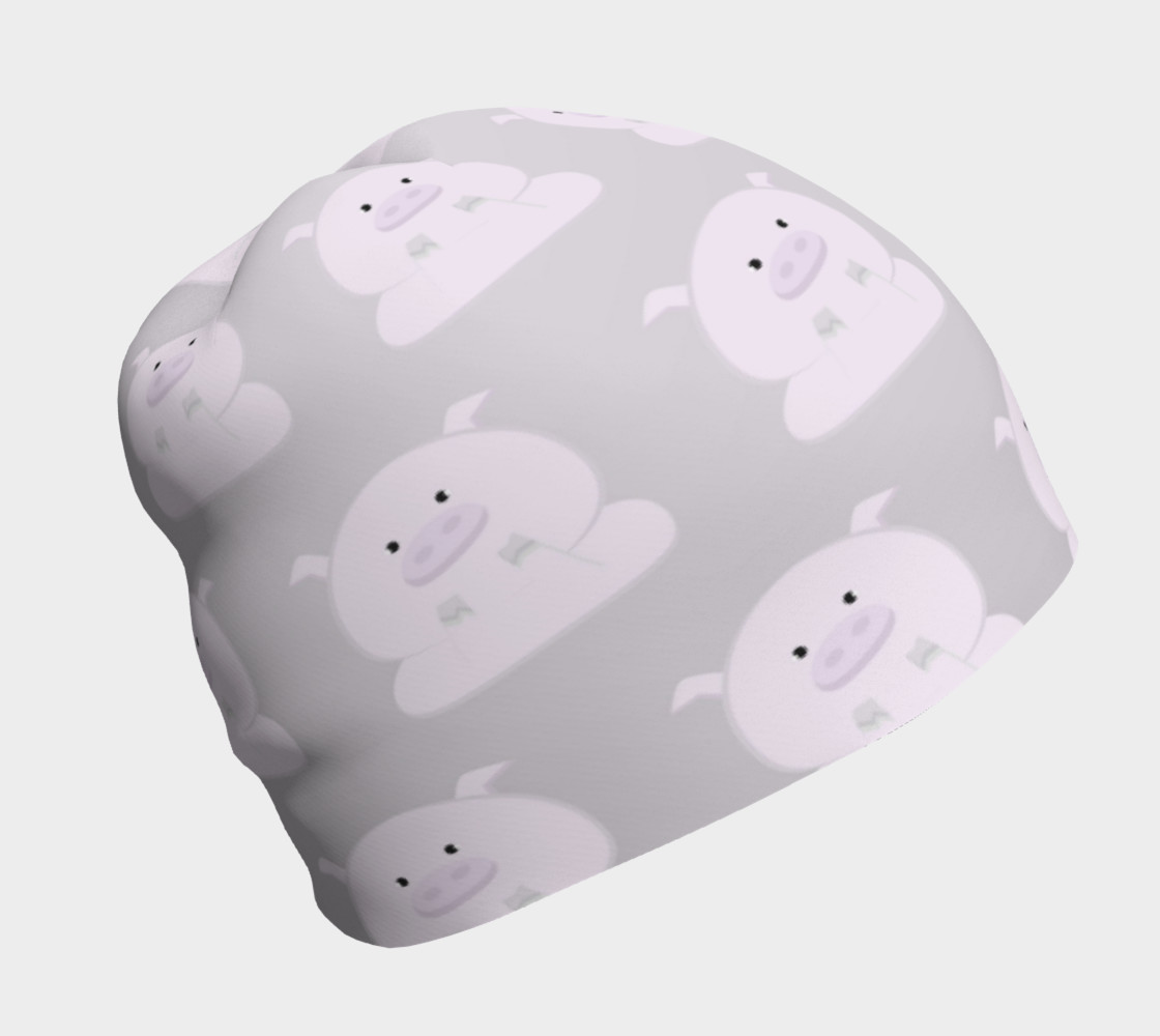 Pink Piggies on Grey preview #1
