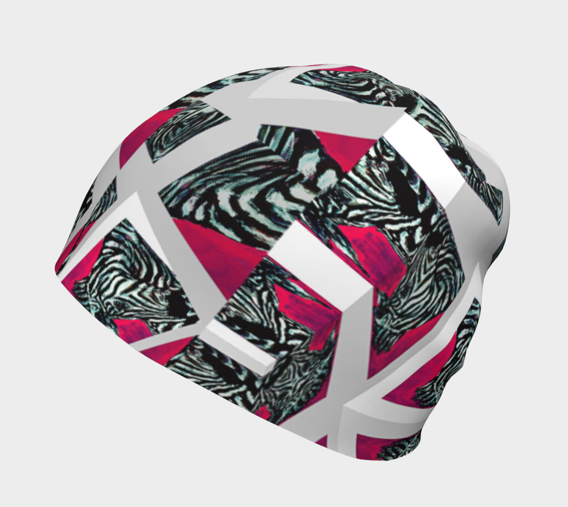 Abrica-Zebra Optical-Maze Beanie preview #2