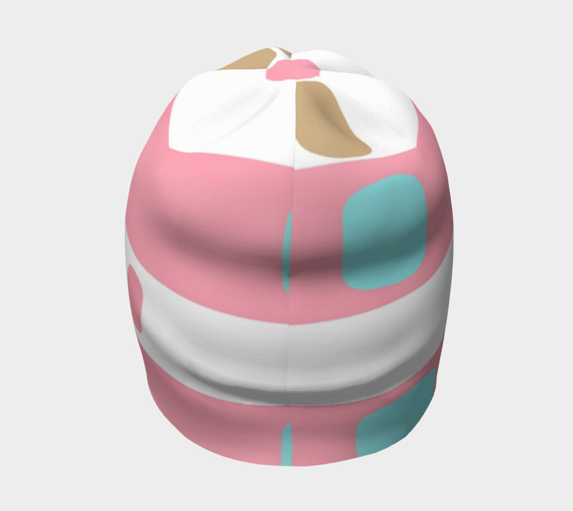 Aperçu de Paste Beanie with stripes goes dots #4