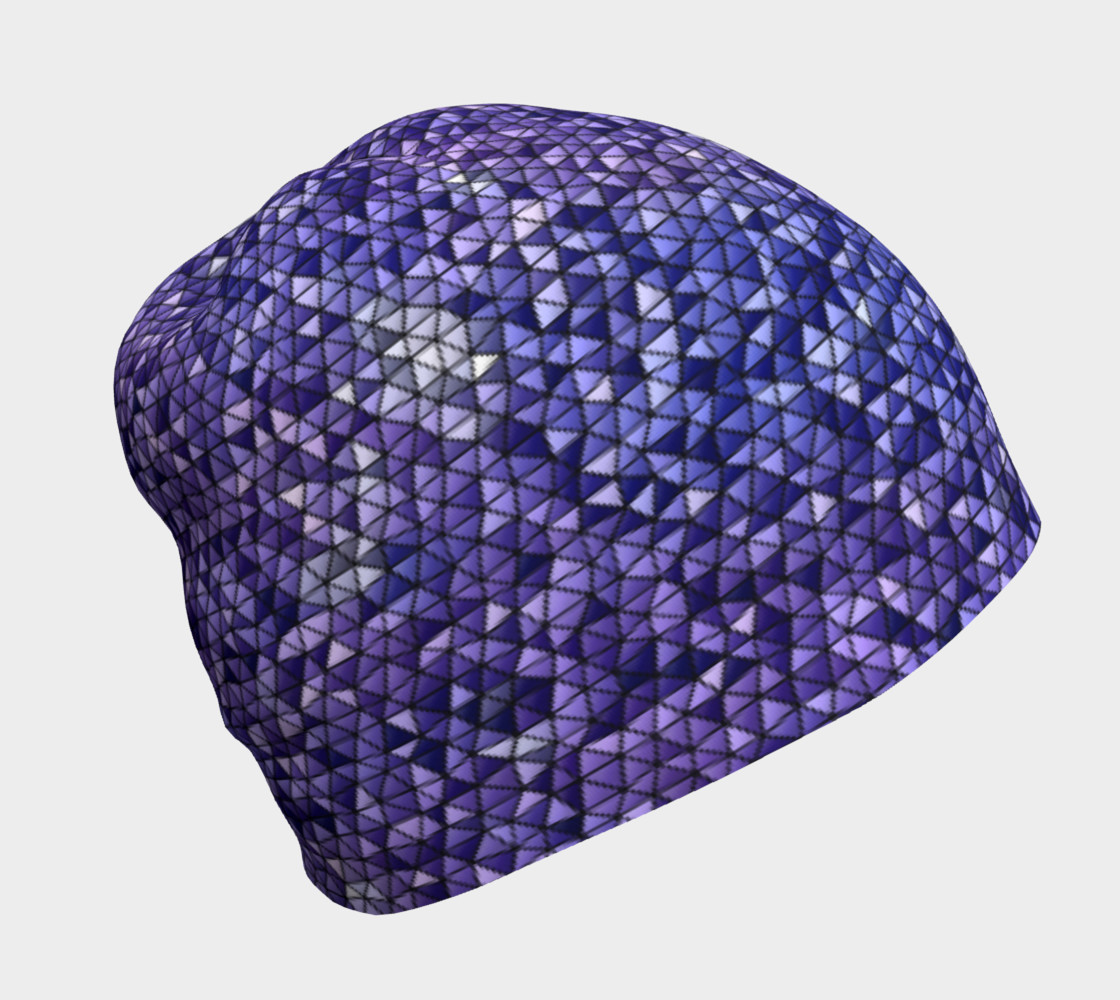 Purple Night Sky Triangle Mosaic preview #1