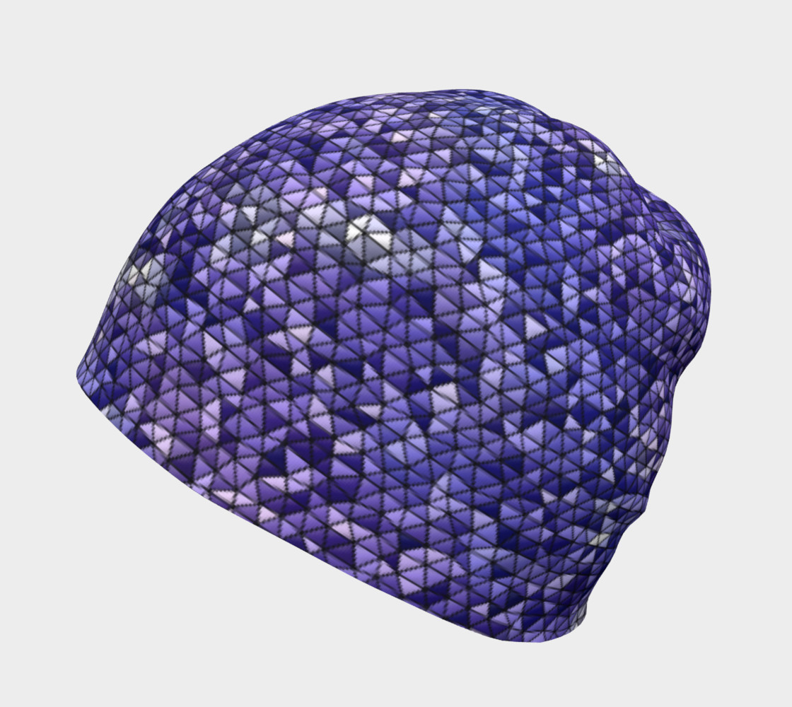 Purple Night Sky Triangle Mosaic preview #2