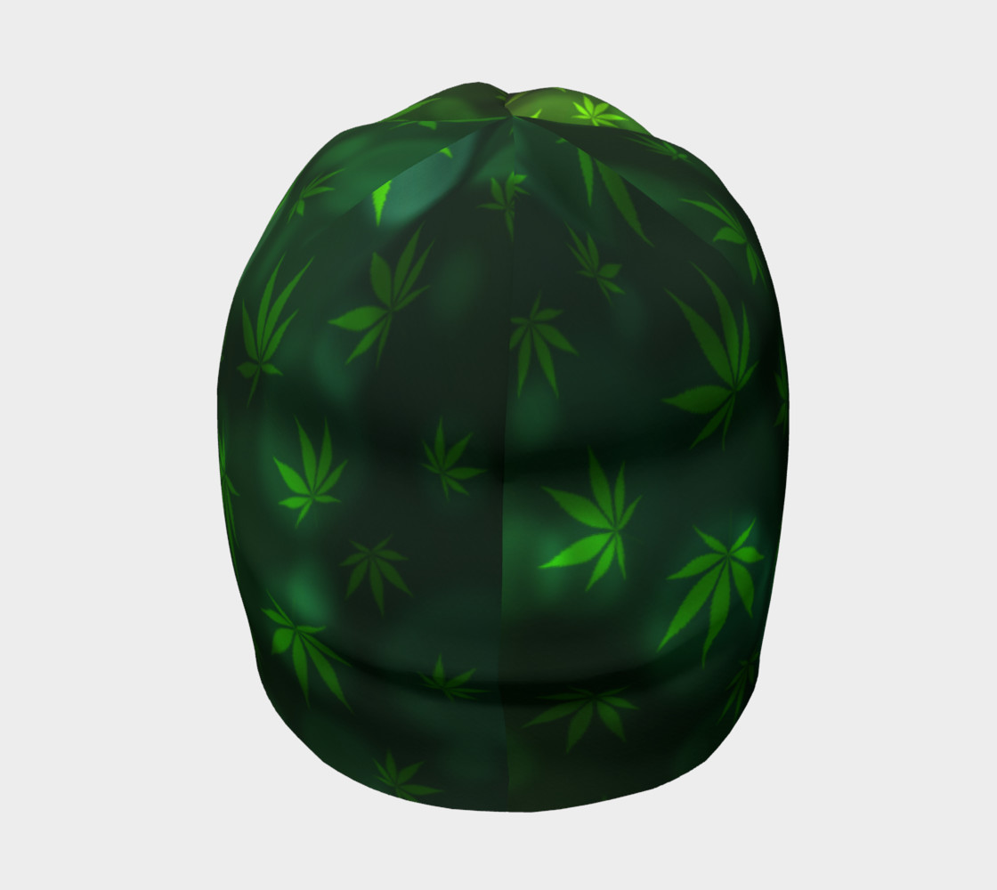 Shining Pot Leaves Beanie Skully preview #4
