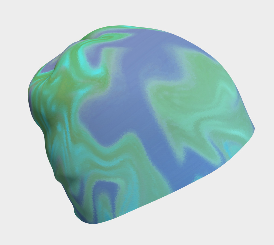 Blue Green Splatter Abstract Design preview #1