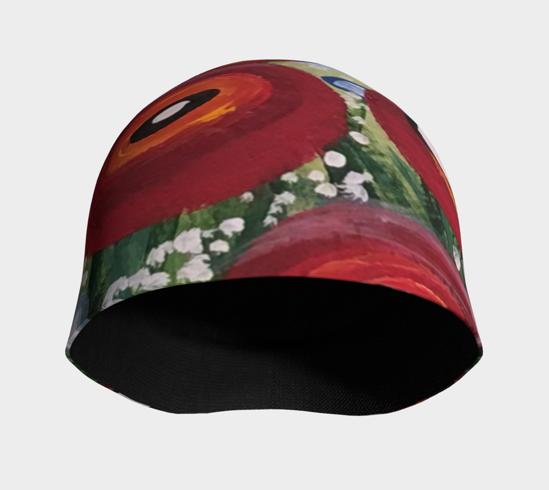 Whimsical Poppy Beanie preview #3