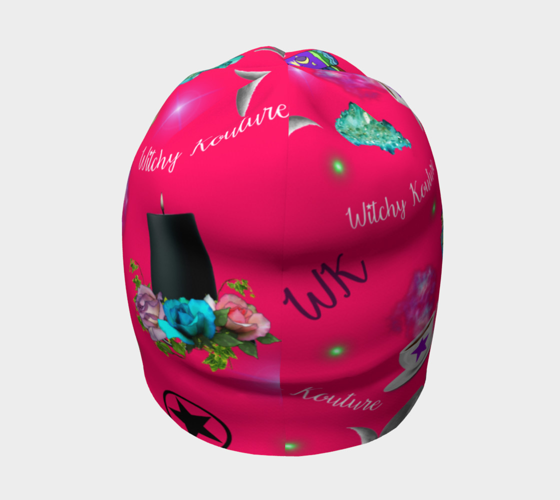 WK #ModernWitchLife Pink Print Beanie preview #4