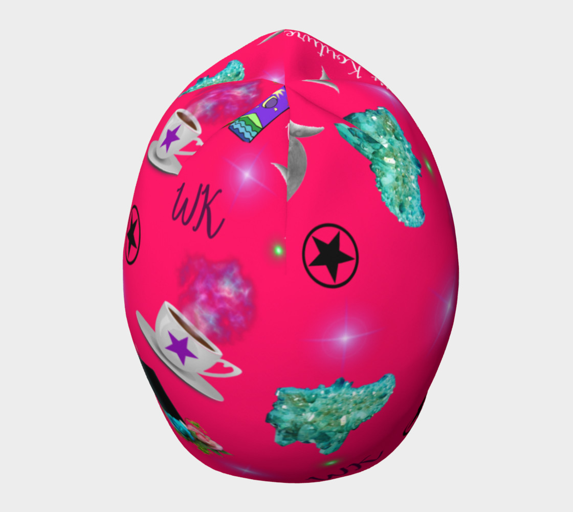 WK #ModernWitchLife Pink Print Beanie preview #5