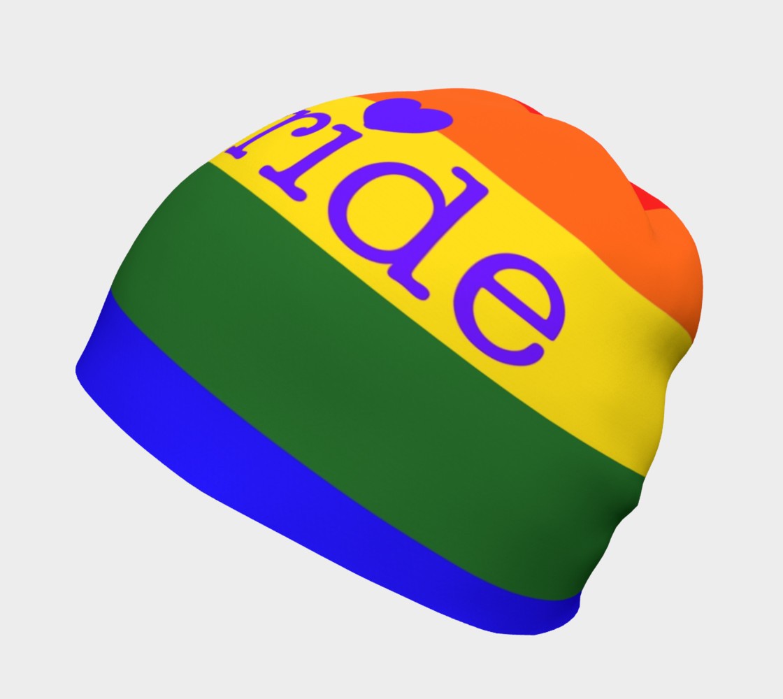 Gay Pride Love Beanie preview #2