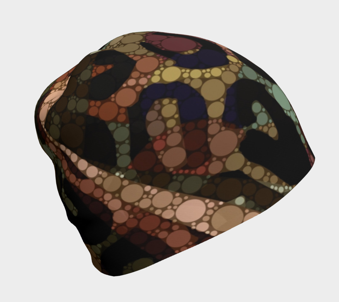 Cheetah Abstract Beanie preview #1