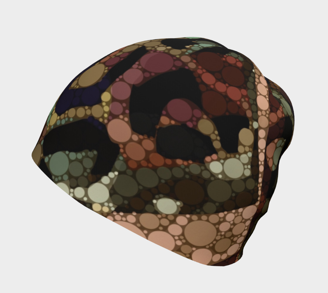 Cheetah Abstract Beanie preview #2