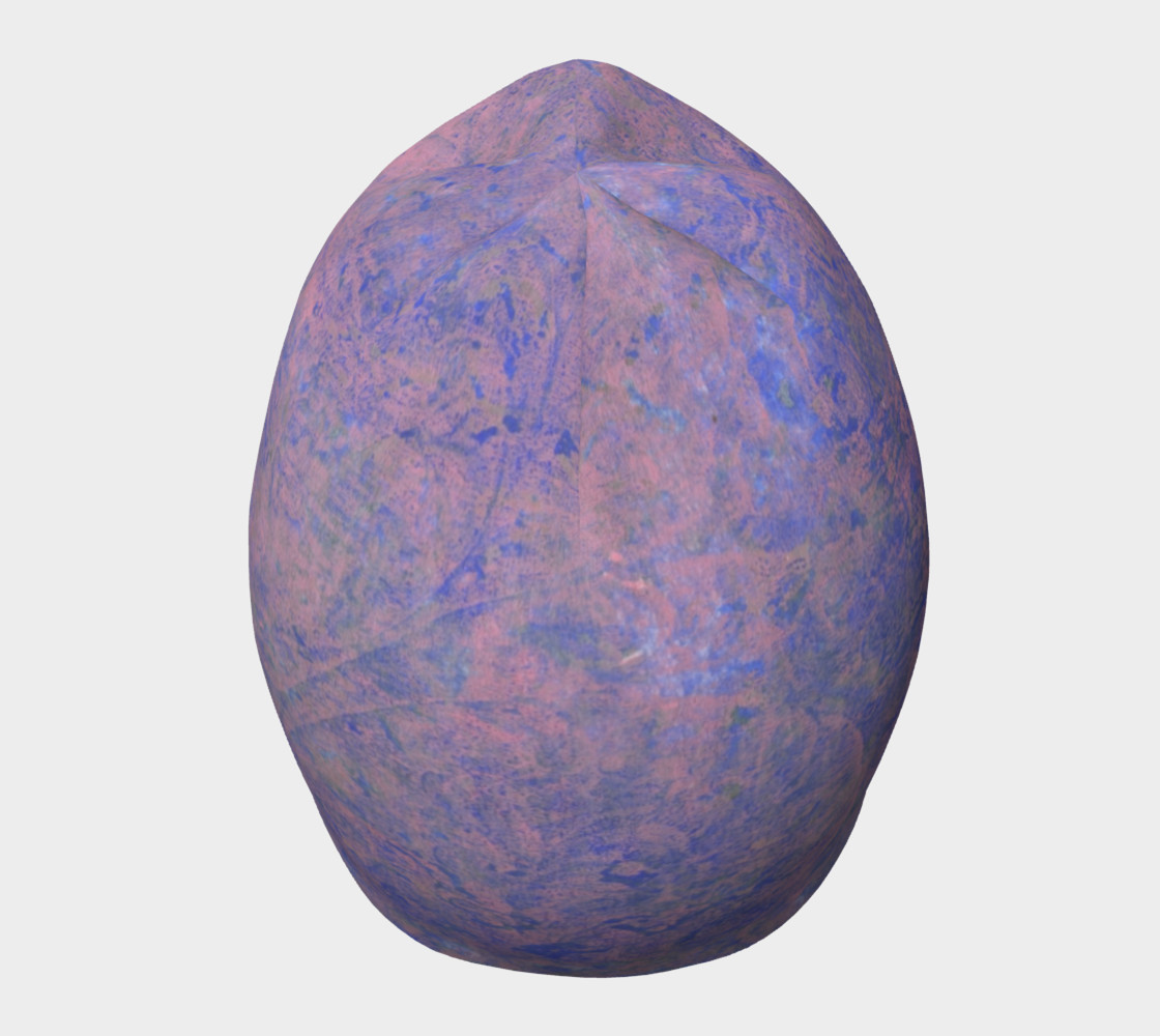 Blueand PInk Patterned Beanie preview #5