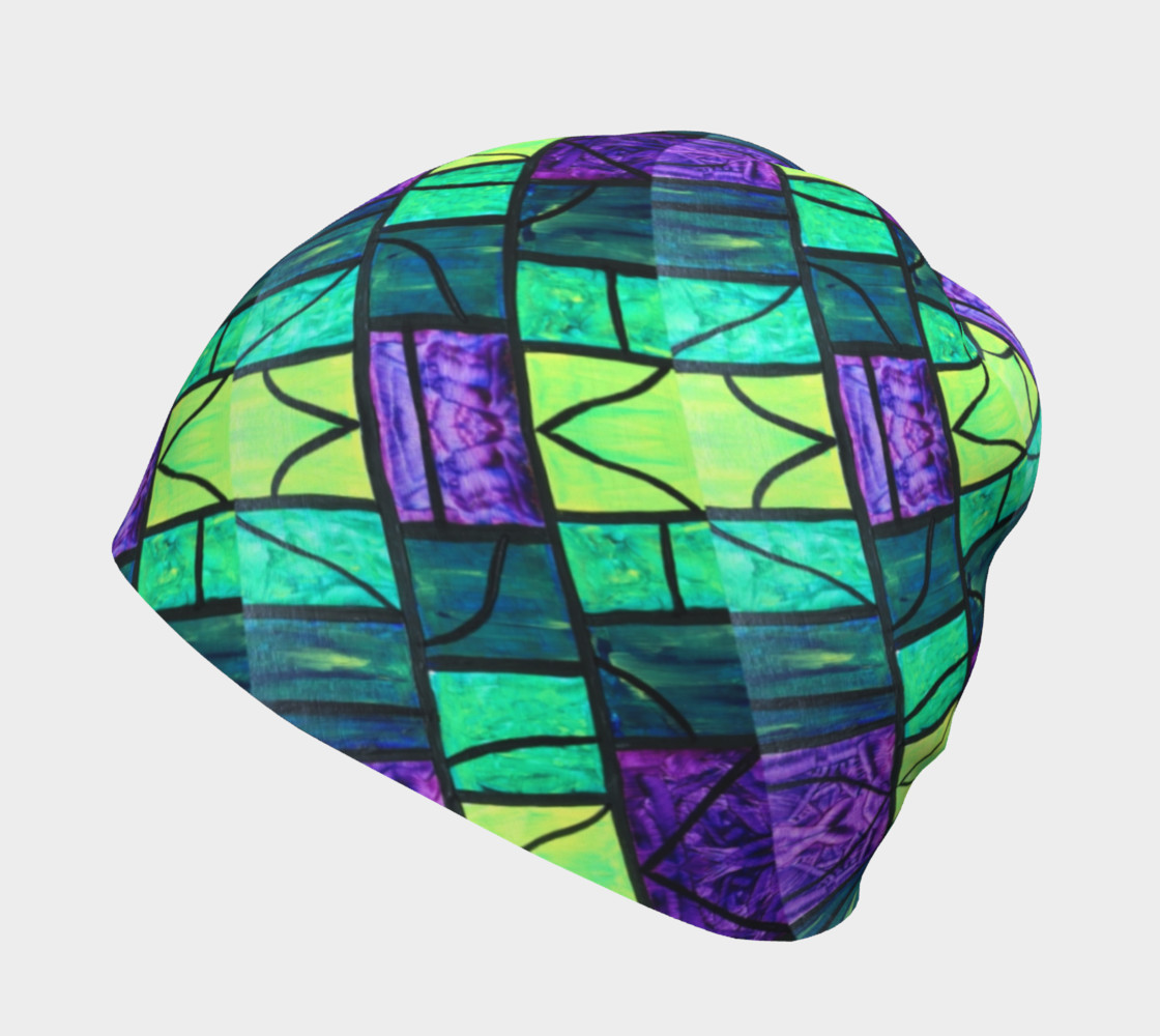 Nouveau Garden Stained Glass Beanie II preview #2