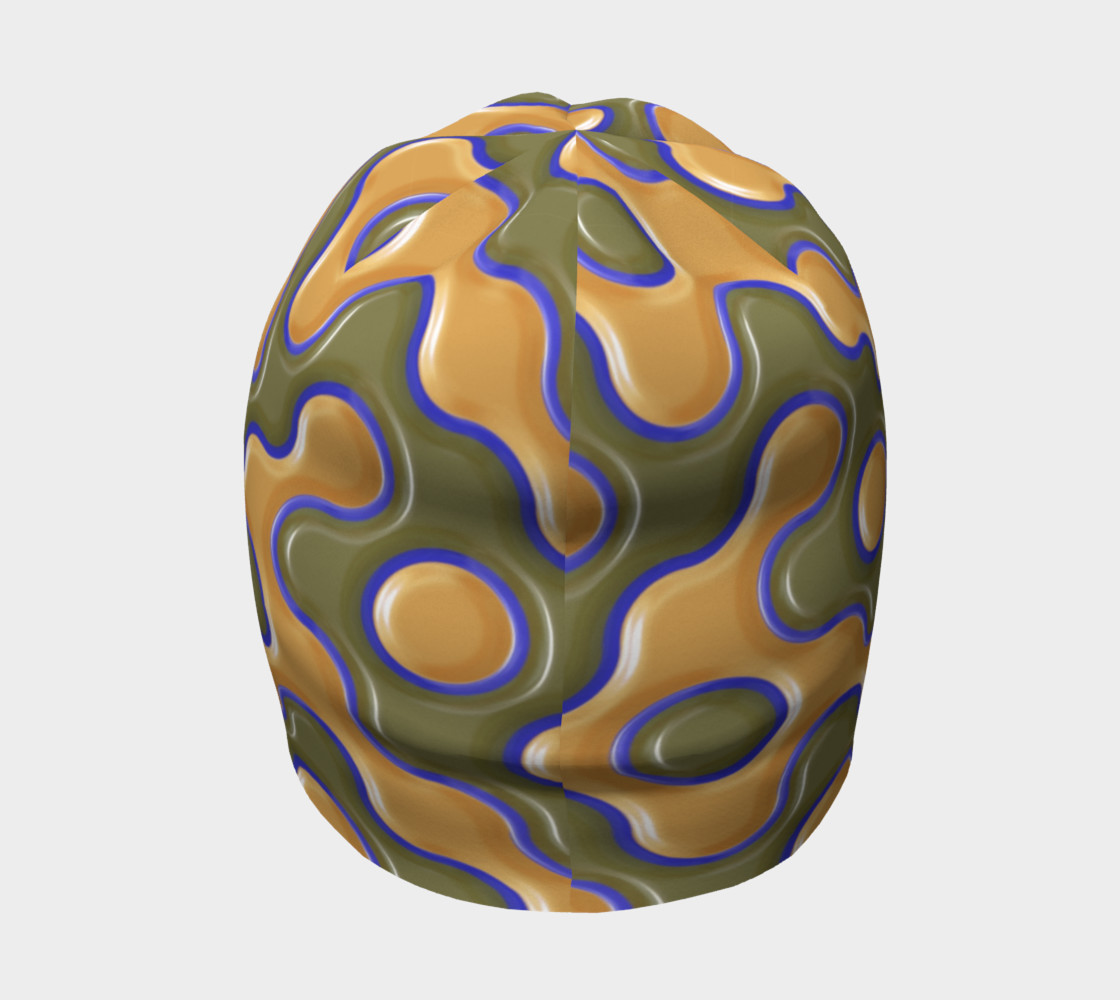 3D ORANGE AND BLUE WAVES preview #4
