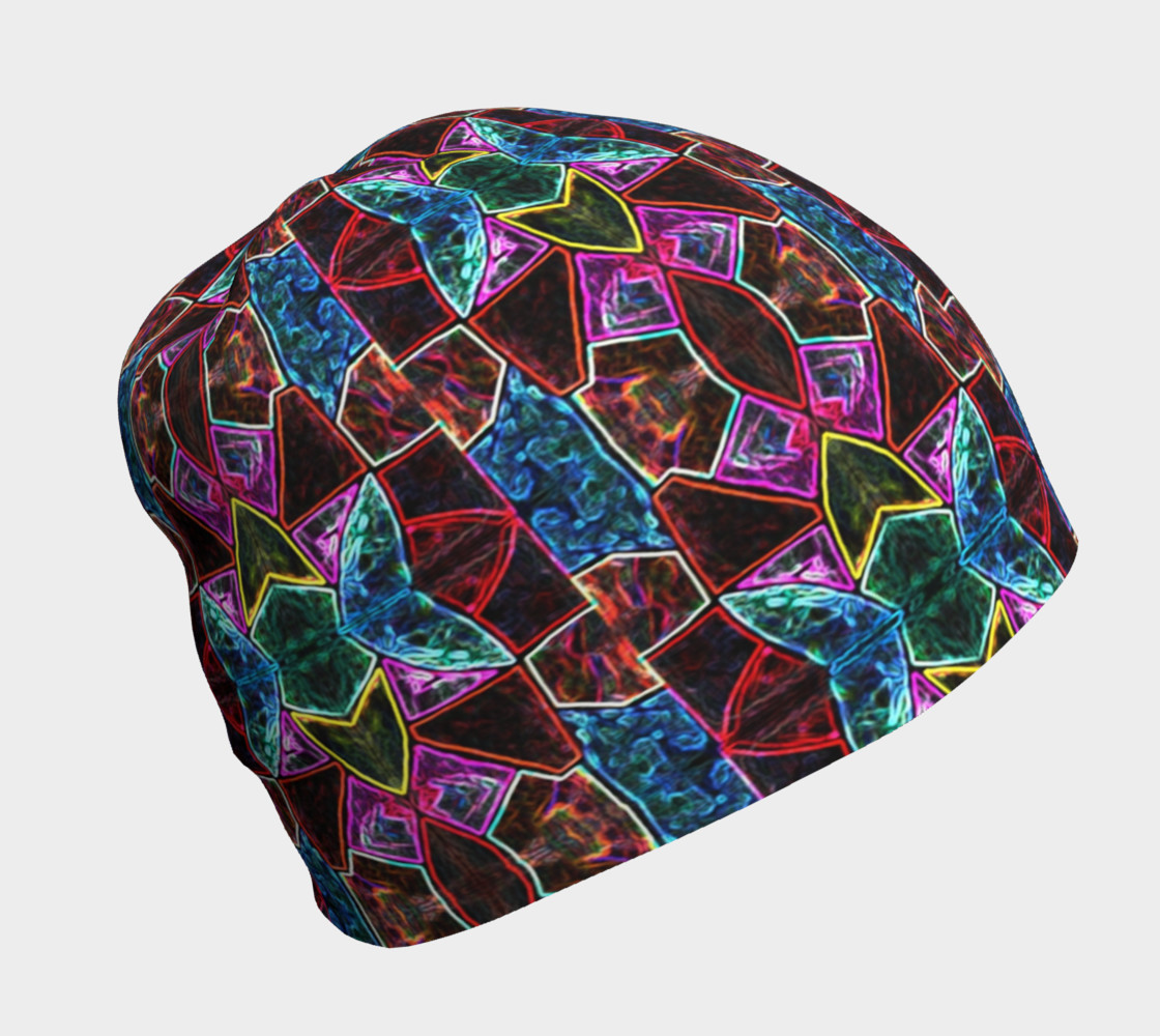 Aperçu de Corinthian Rose Stained Glass Beanie #1
