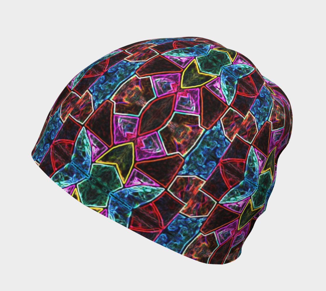 Aperçu de Corinthian Rose Stained Glass Beanie #2
