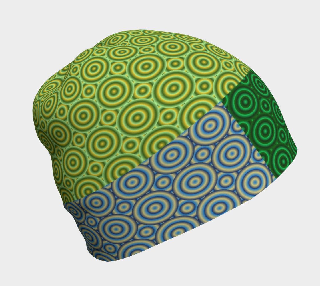 Mind Bend Patches Beanie 3D preview