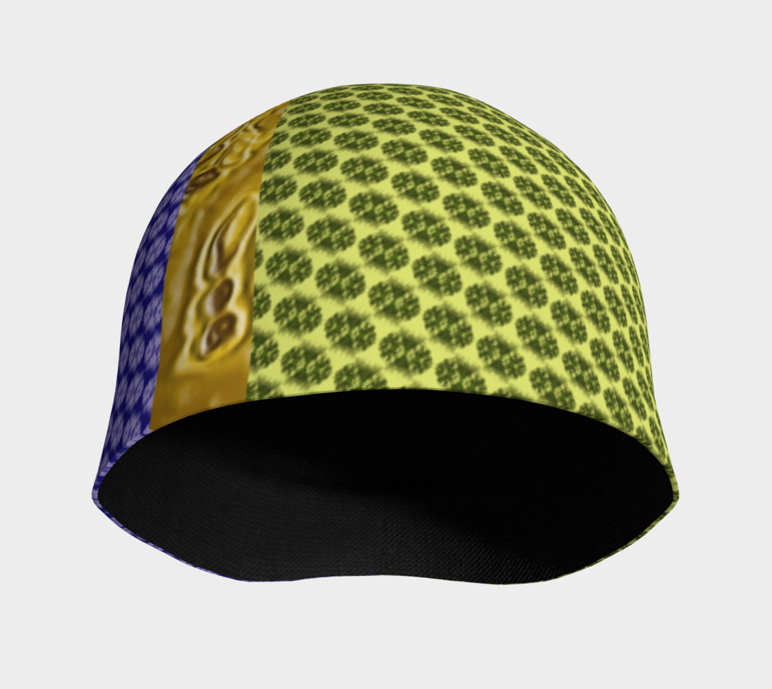 Blue and Yellow Scales Beanie thumbnail #4