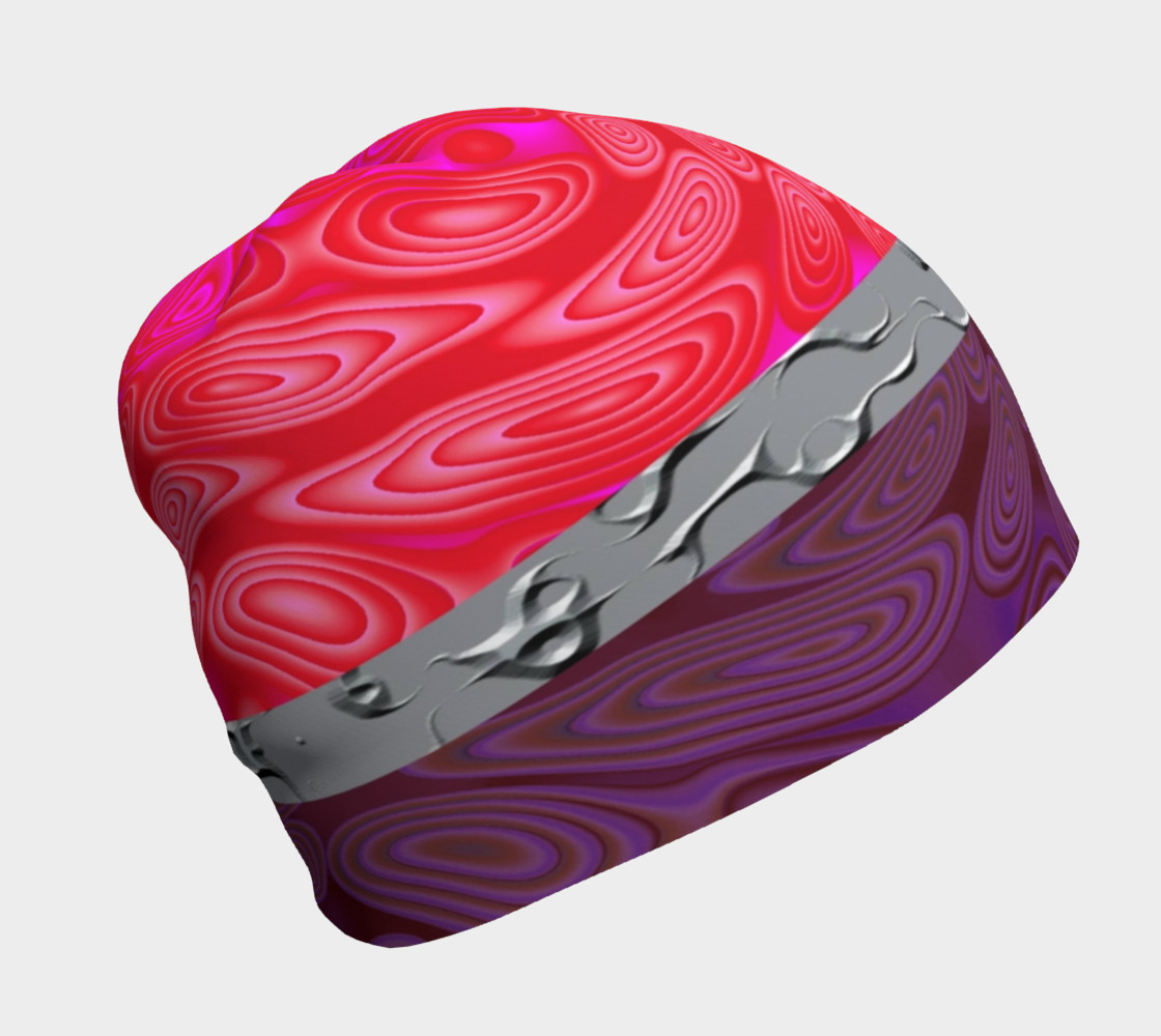 Pink and Purple Delight Beanie thumbnail #2
