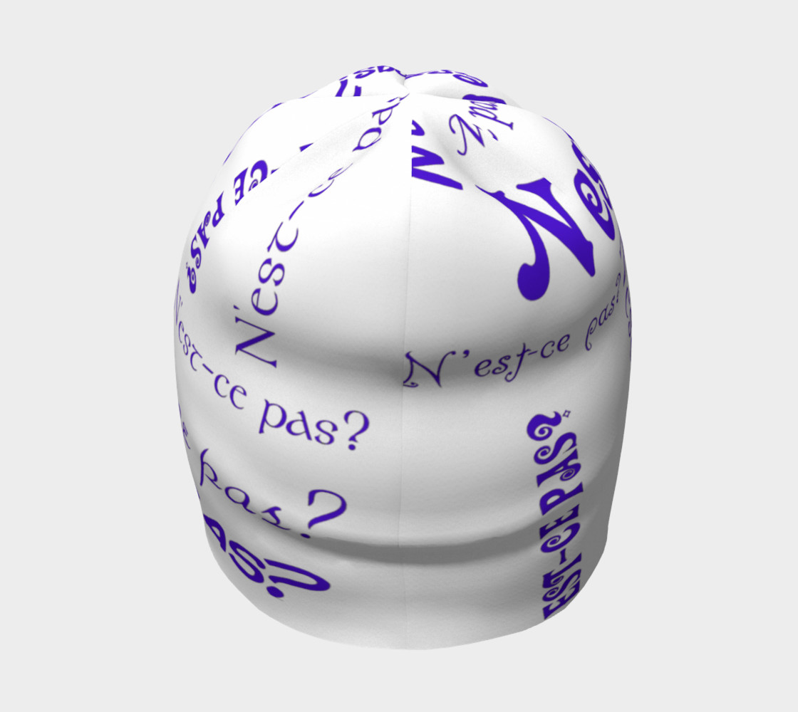 Purple N'est-ce Pas Beanie preview #4