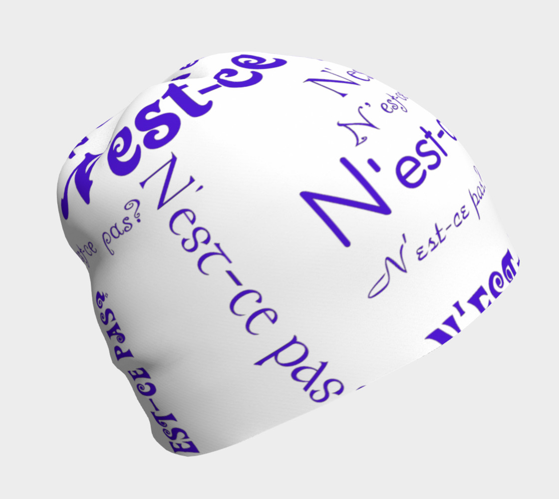 Purple N'est-ce Pas Beanie preview #1