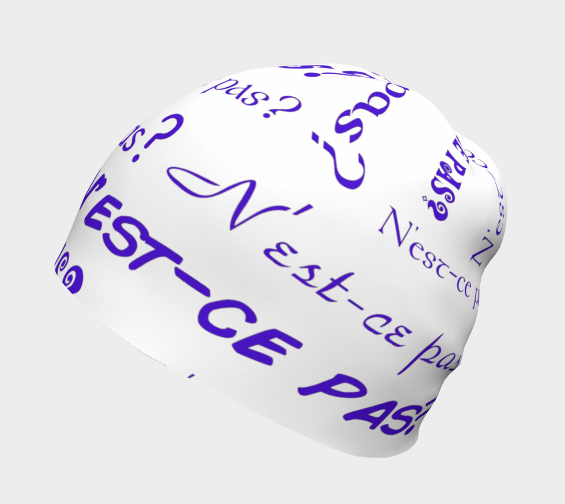 Purple N'est-ce Pas Beanie preview #2