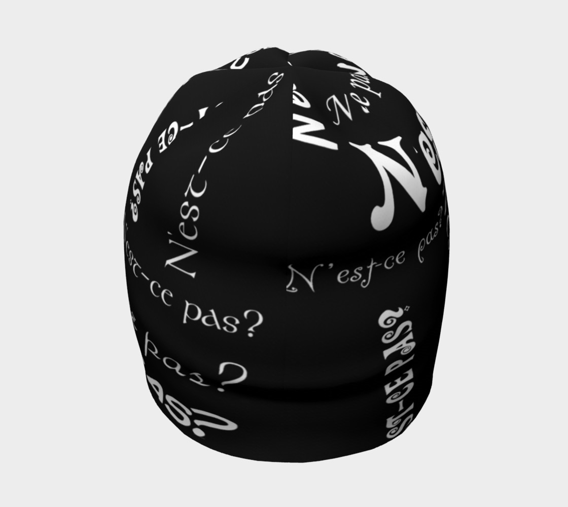 White N'est-ce Pas Beanie preview #4