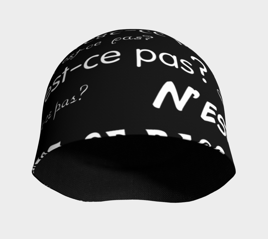 White N'est-ce Pas Beanie preview #3