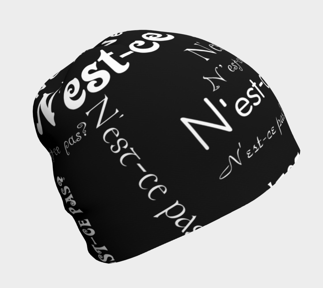 White N'est-ce Pas Beanie preview #1