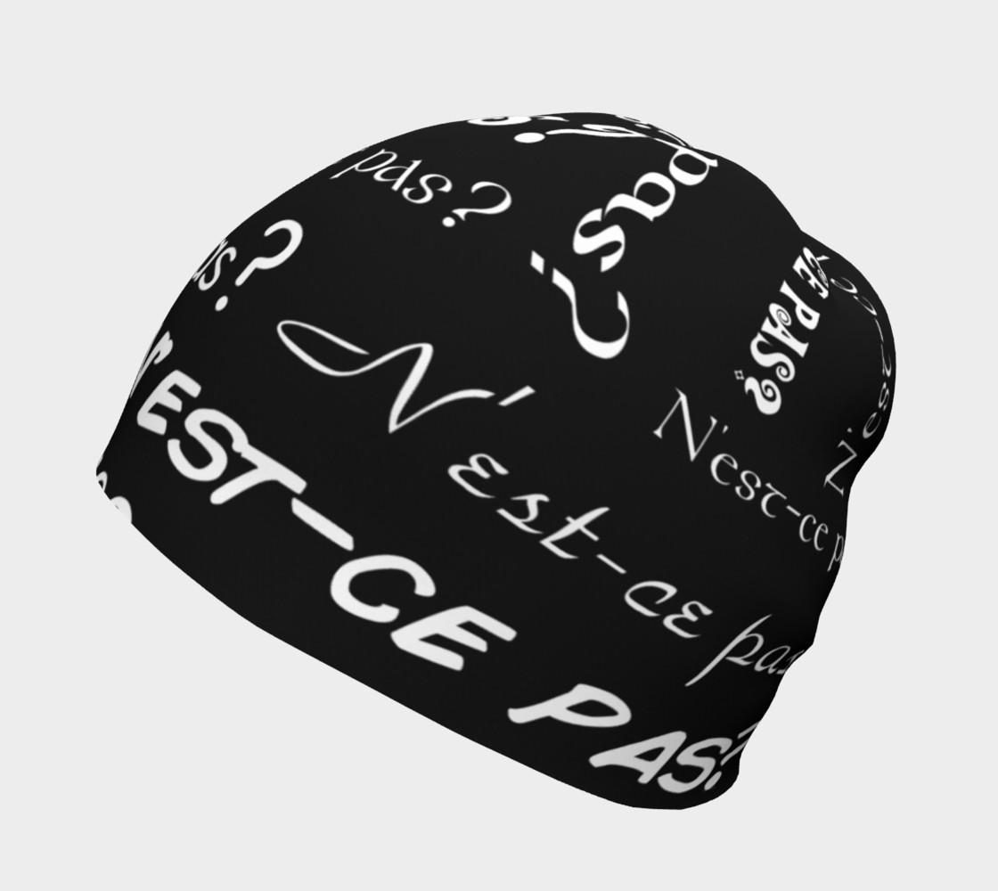 White N'est-ce Pas Beanie preview #2