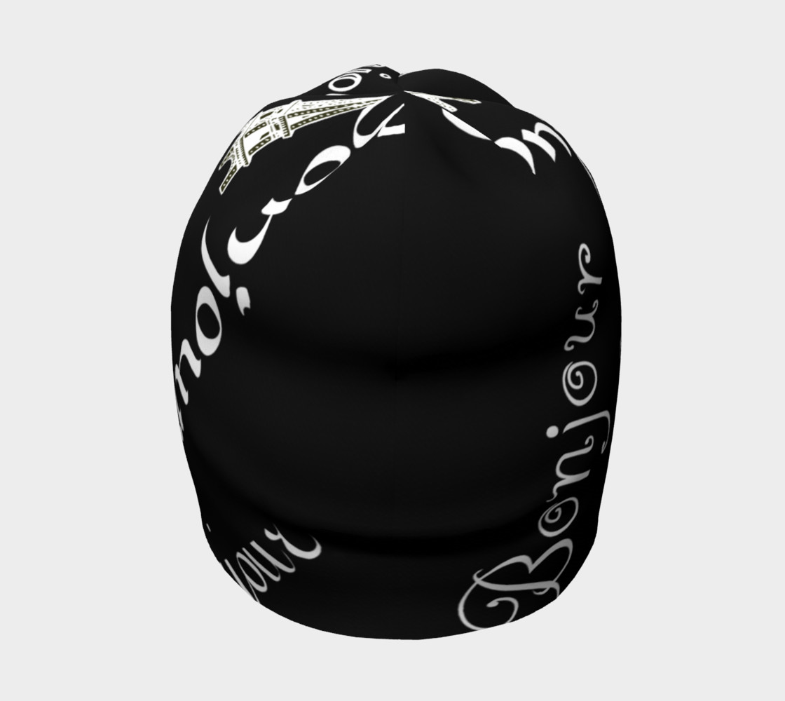 White Bonjour Beanie preview #4