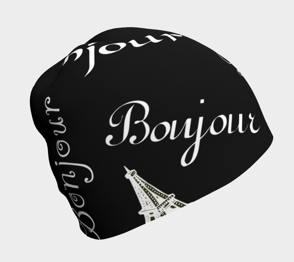 White Bonjour Beanie preview #1