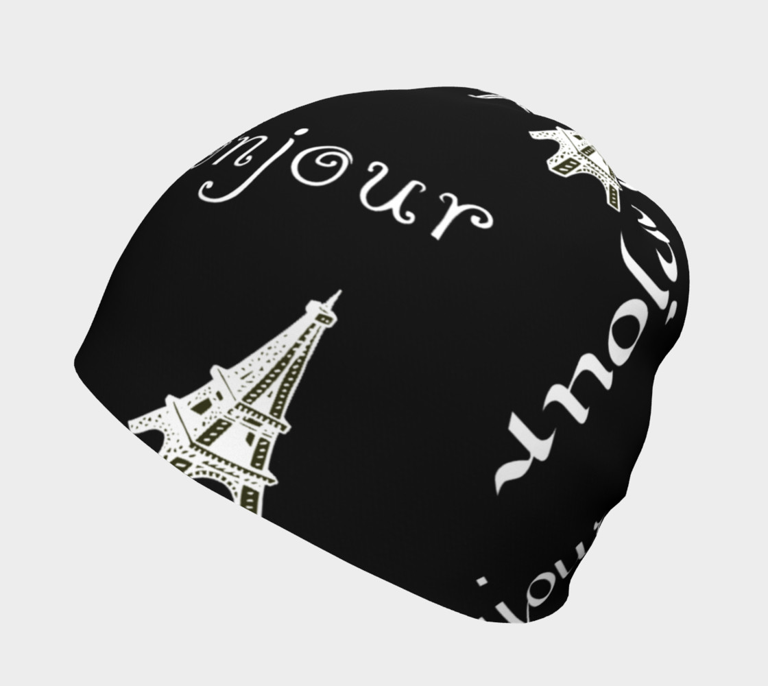 White Bonjour Beanie preview #2
