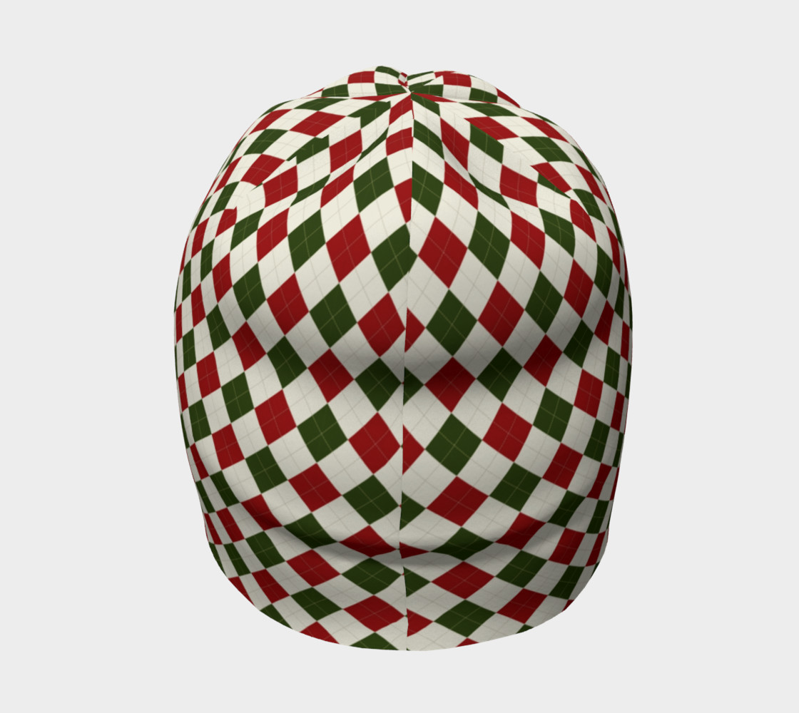 Christmas Argyle Beanie preview #4