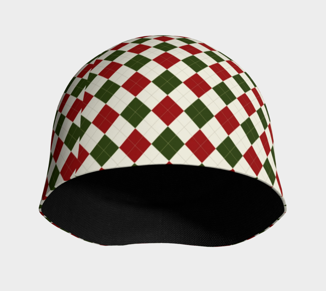Christmas Argyle Beanie preview #3