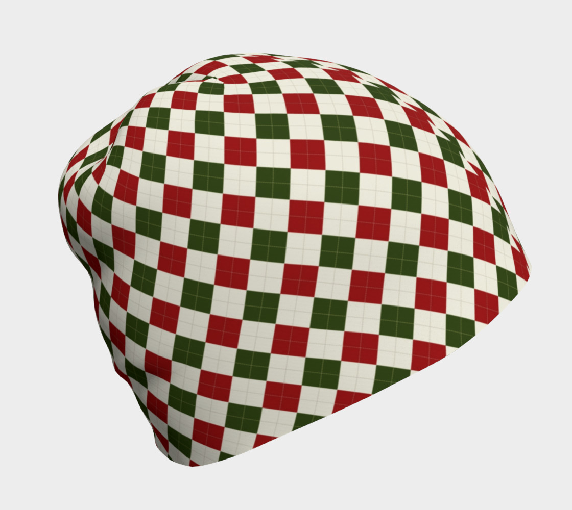 Christmas Argyle Beanie preview #1
